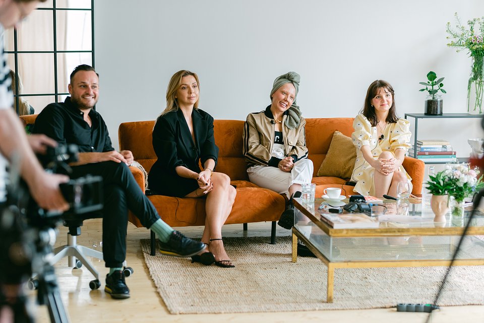 MODIVO POWER DRESSING - Maciej Spadło, Marta Waluk, Ola Szol, Kara Becker (od lewej)