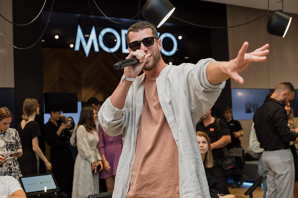 Majk Spirit na otwarciu sklepu eobuv.cz i MODIVO w Pradze