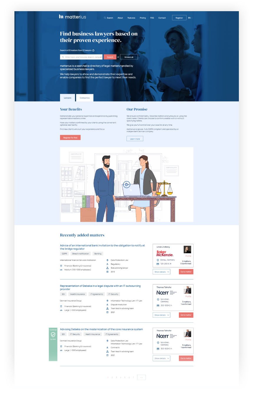 Portal homepage
