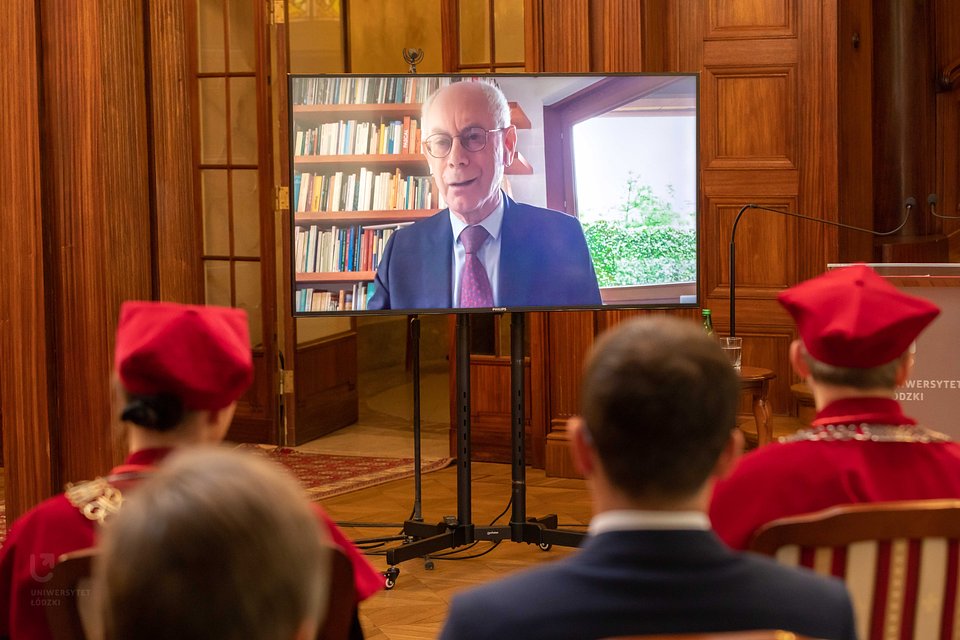 Herman Van Rompuy, foto: M. Andrzejewski UŁ
