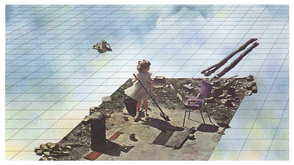 SUPERSTUDIO, Supersurface, kolaż 1972, fot. materiały prasowe Muzeum Architektury we Wrocławiu