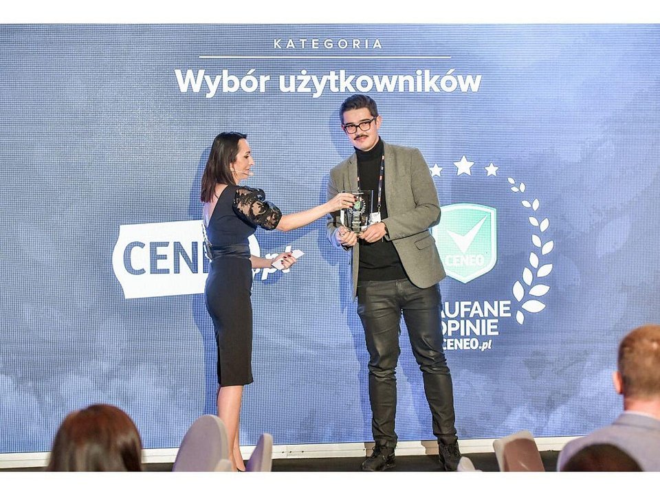 Rafał Urtate na gali wręczenia nagród Ceneo.pl