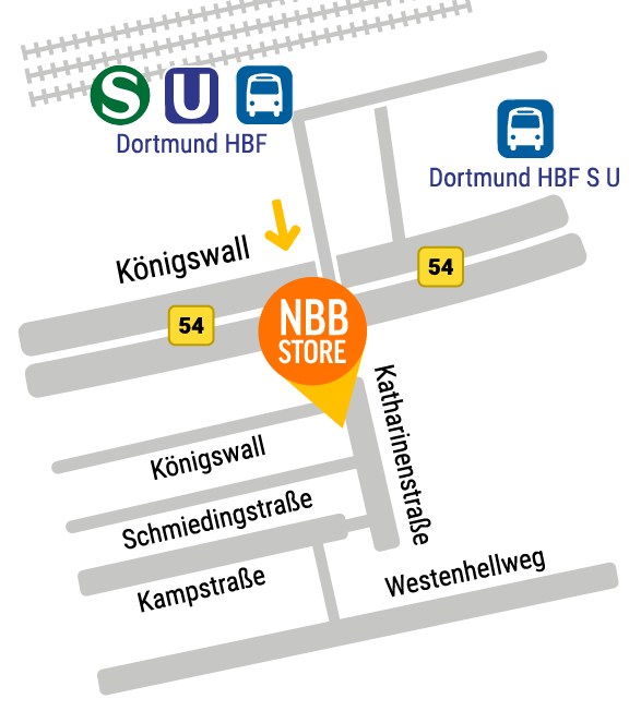 Anfahrt notebooksbilliger.de Store Dortmund