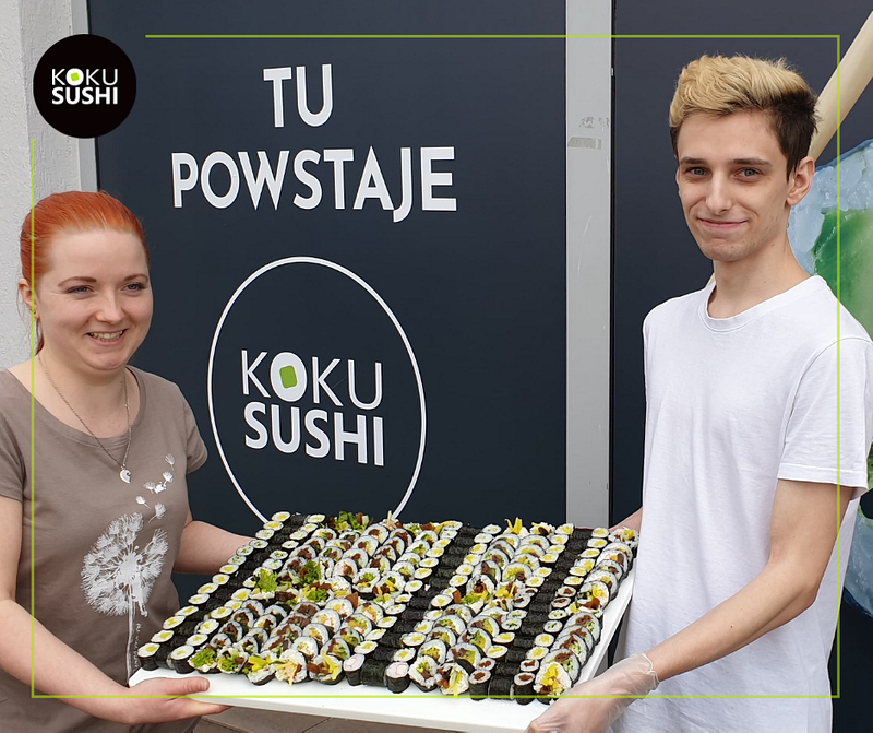 KOKU można poznać już po samym wystroju wnętrza. Tutaj otwarcie w Zawierciu