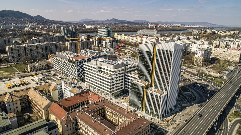 Agora Budapest from the side.
