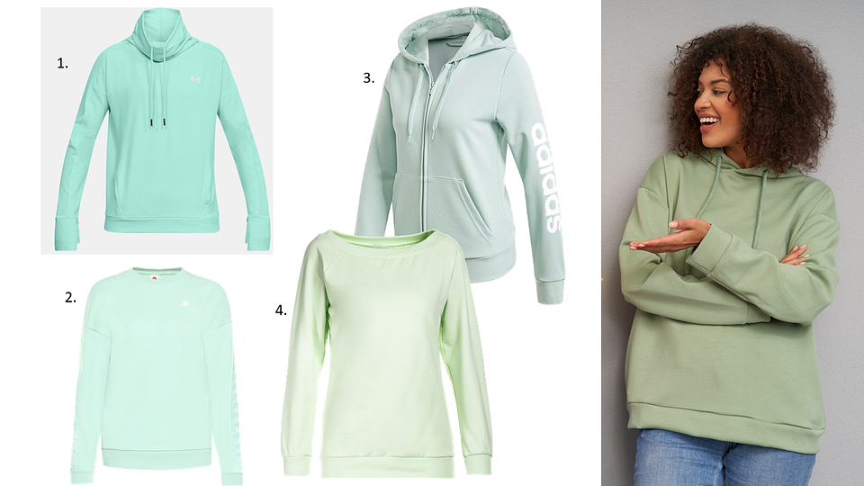 Wszystkie modele dostępne na domodi.pl: 1. Under Armour; 2. Modivo; 3. Adidas; 4. Born2be.