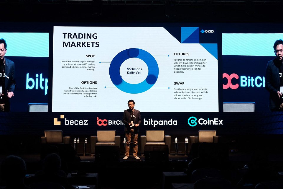 Lennix Lai, Financial Markets Director of OKEx delivered a keynote speech on 21 Feb 2020.