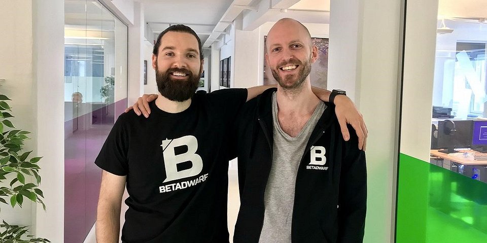 BetaDwarf-Gründer Kenneth Harder (li.) und Steffen Kabbelgaard