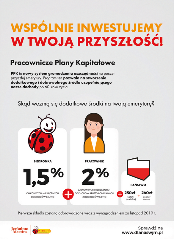 Pracownicze Plany Kapitałowe w Biedronce