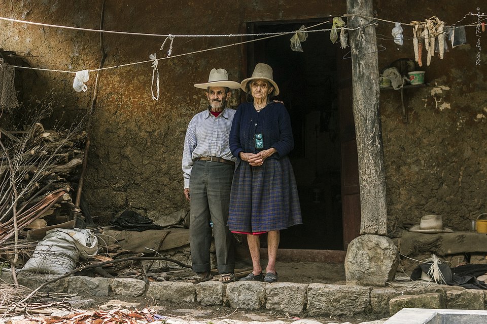 Eldery couple in the Sucre Province, Peru: the pictured woman takes care of her husband suffering from dementia (Rollin Sergio Silva Castañeda/AGORA images)