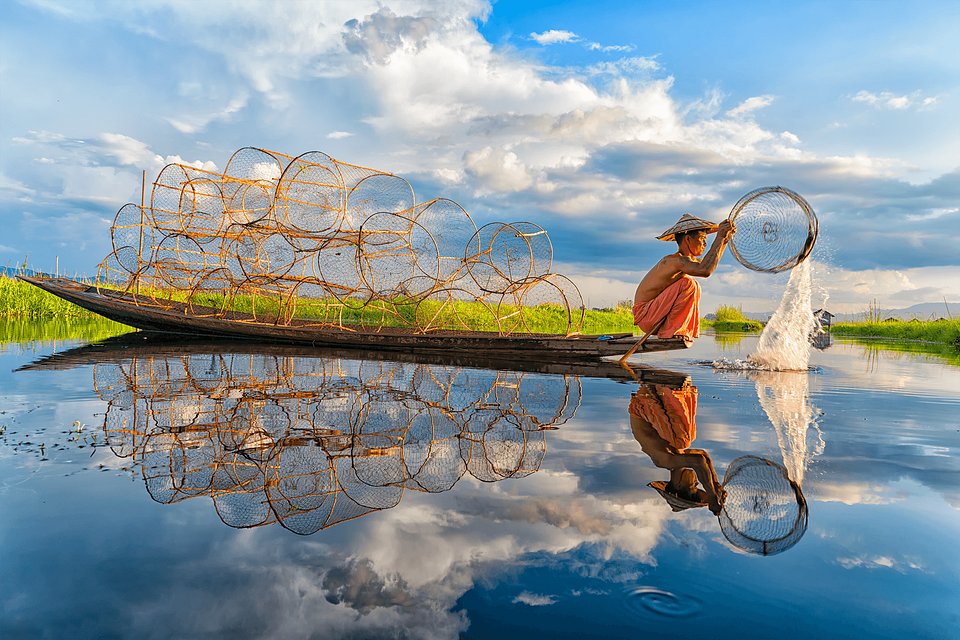 Location: Inle lake, Myanmar