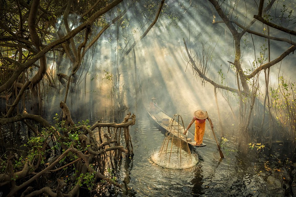 Location: Inle lake, Myanmar