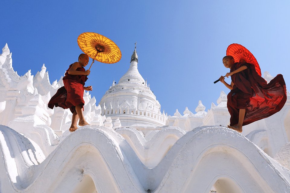 Location: Hsinbyume pagoda, Myanmar