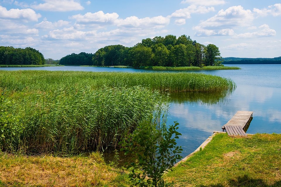 Jezioro Wulpińskie na Warmii