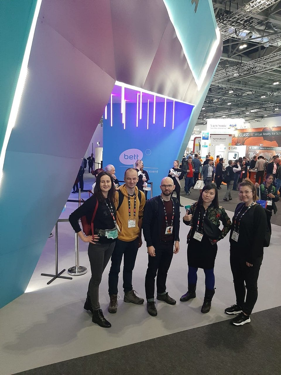 Zespół CDT na BETT Show 2020 :)