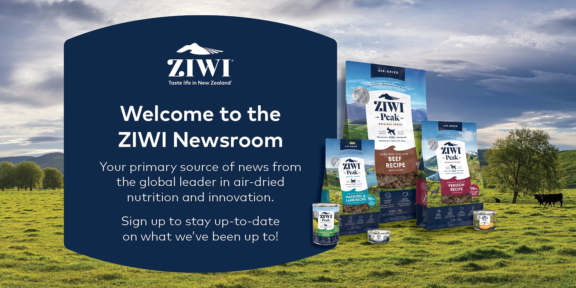 ZIWI Logos Press Kits ZIWI Pets Peak AirDried Nutrition for Dogs