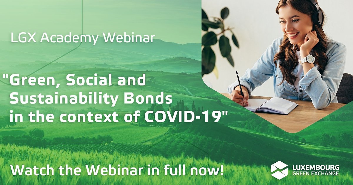 Green, Social and Sustainability Bonds in the Context of COVID-19