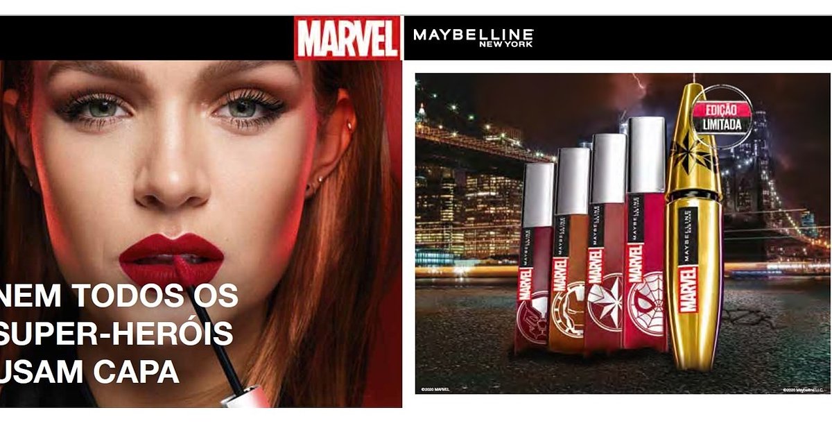 Maybelline NY lança Edição Limitada Marvel