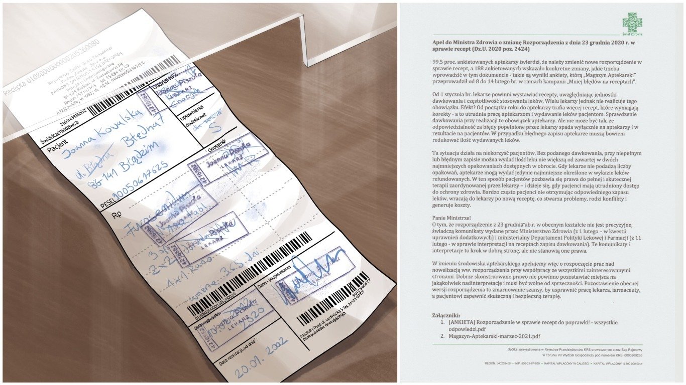 Przekazaliśmy Ministrowi Zdrowia apel o zmianę Rozporządzenia ws. recept