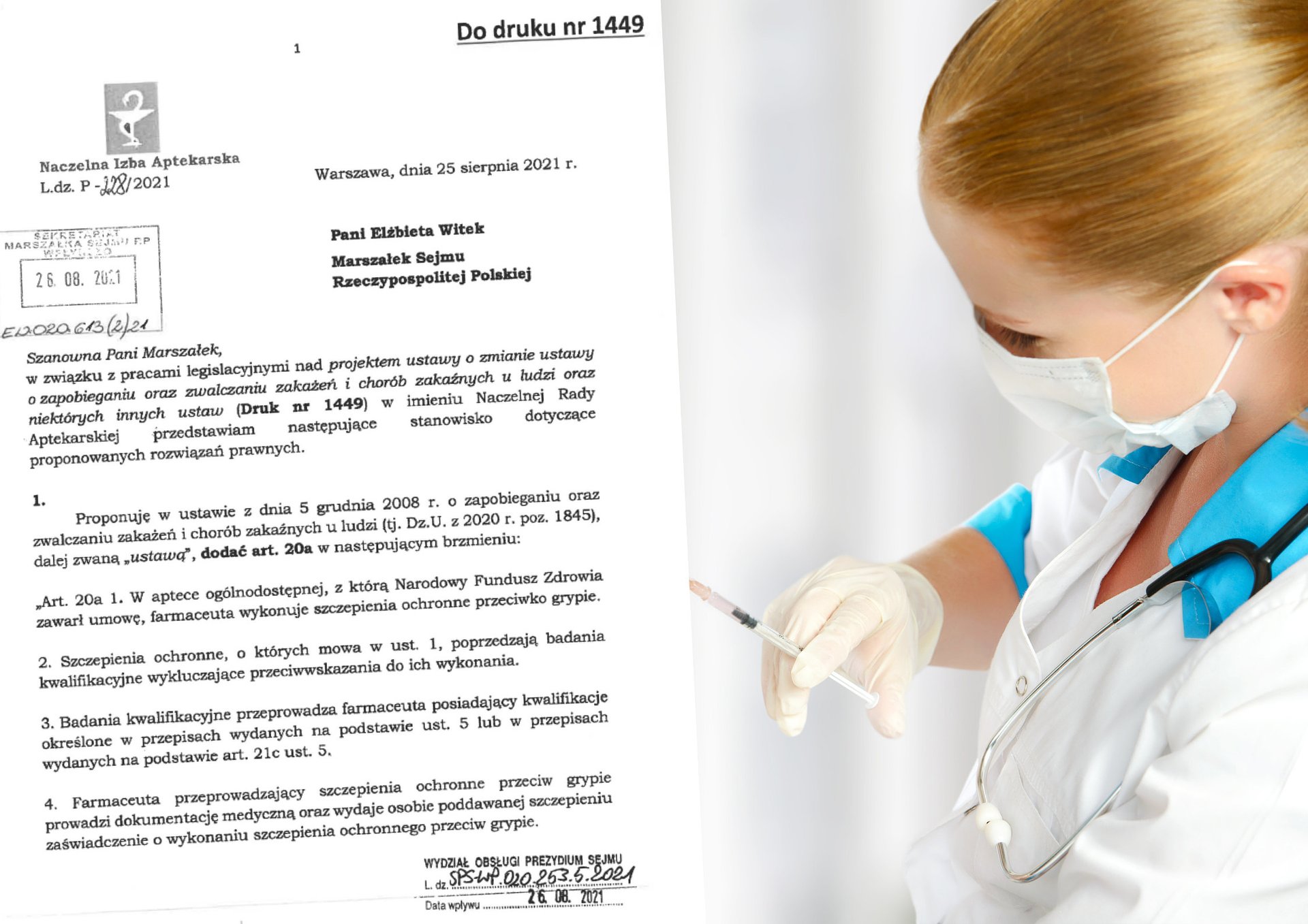 Aptekarze zaszczepią się przeciw grypie. Ale nie w aptece i nie rękami farmaceutów