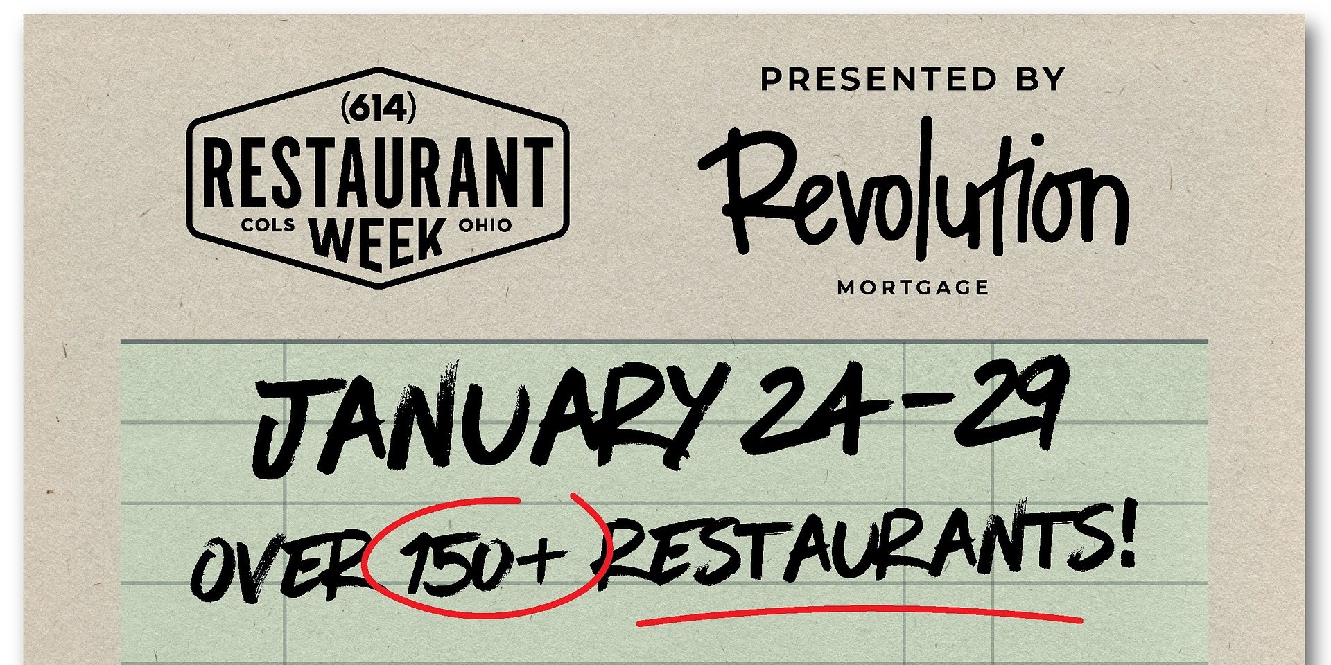 Revolution Mortgage is proud to present Restaurant Week 2022!