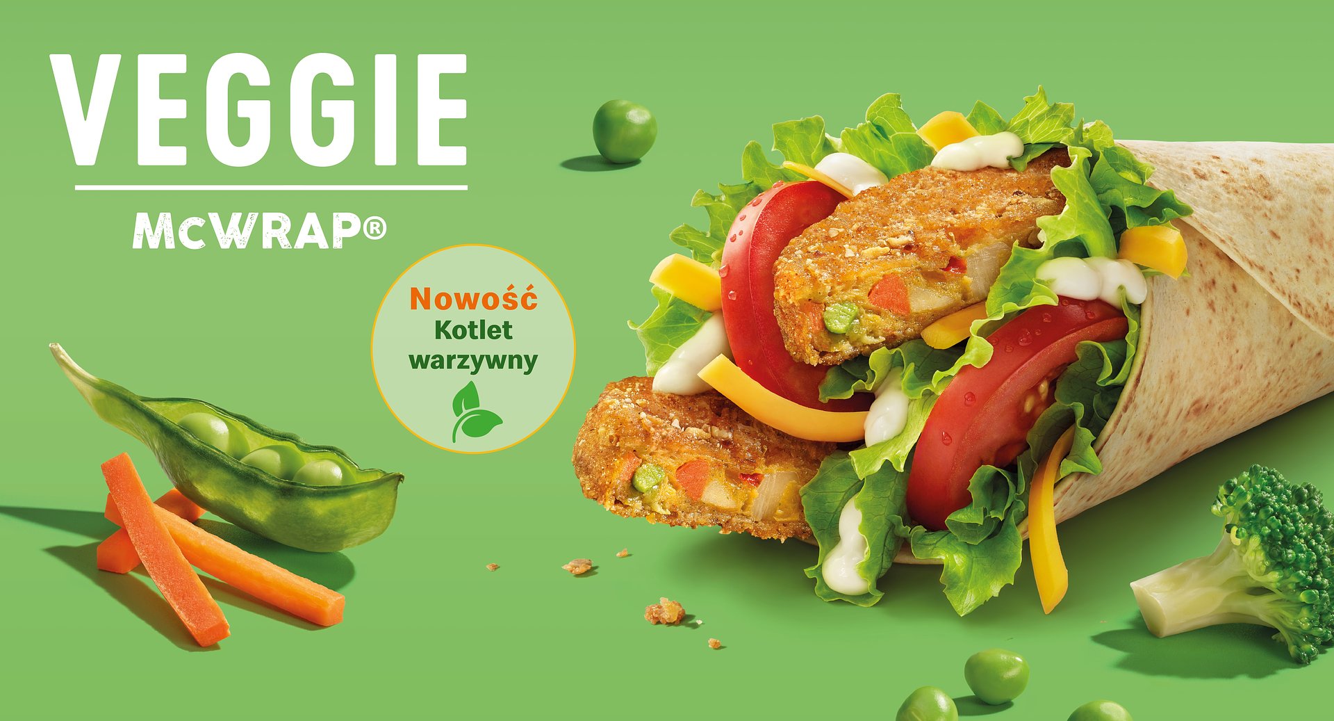 McDonald’s® z nową ofertą. Debiut warzywnego Veggie McWrap®, wielki powrót Maestro i Duety