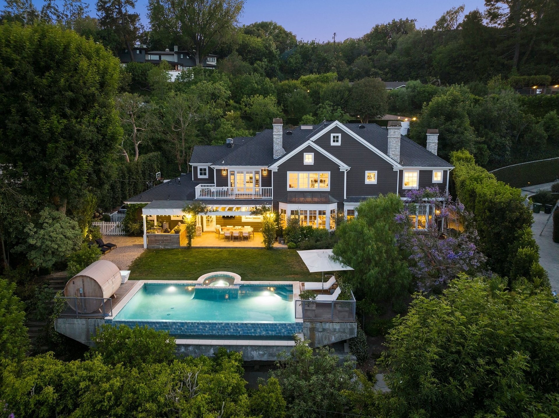 Studio City Longridge Estate with Breathtaking Views Designed by Renowned Architect Ken Ungar