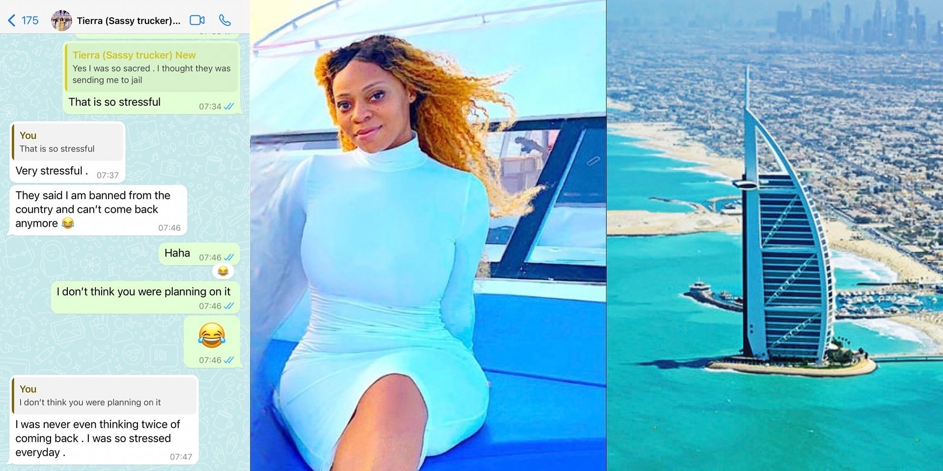 BREAKING TikTok influencer Tierra Allen FREED from Dubai