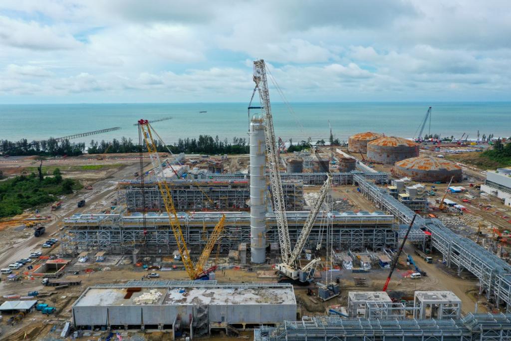 The new methanol plant in Sarawak will almost double Petronas Chemical