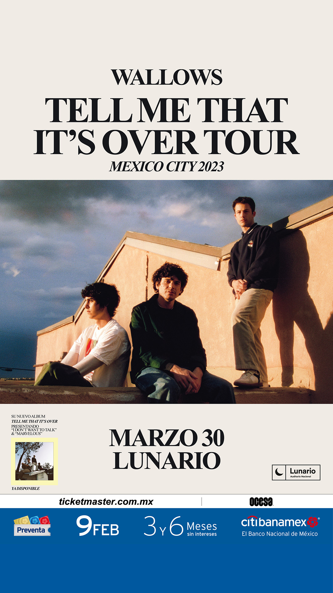 Wallows complacen a sus fans mexicanos con su primer concierto en